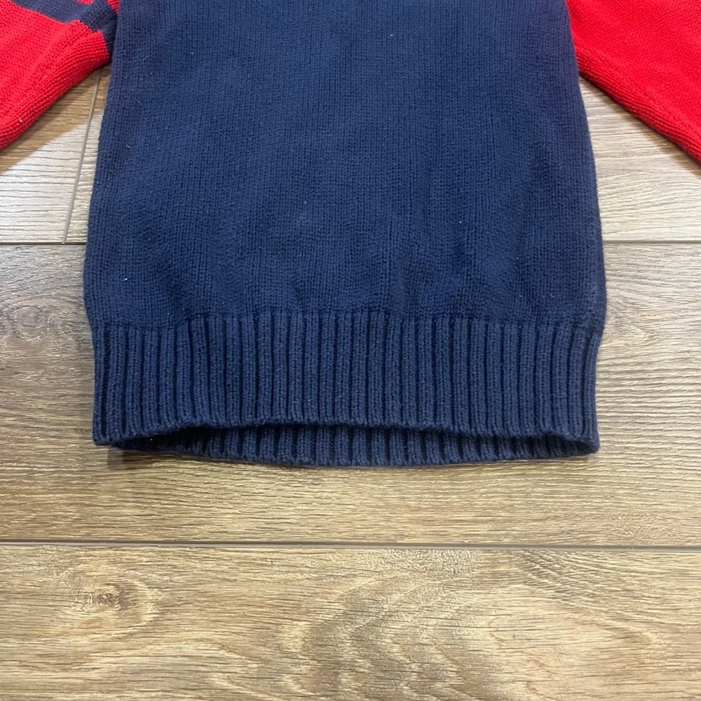 Polo Ralph Lauren Quarter Zip Big Pony Boys Sweater Preppy Warm Winter Sz 6 - Picture 4 of 12